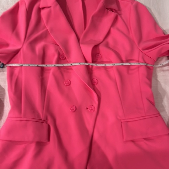 double breasted blazer and shorts set - Picture 10 of 15